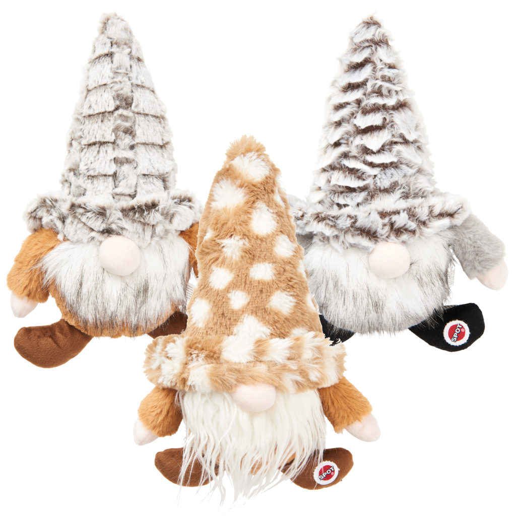 Spot Ethical Pet Dog Toy Woodsy Gnome 12In Assorted