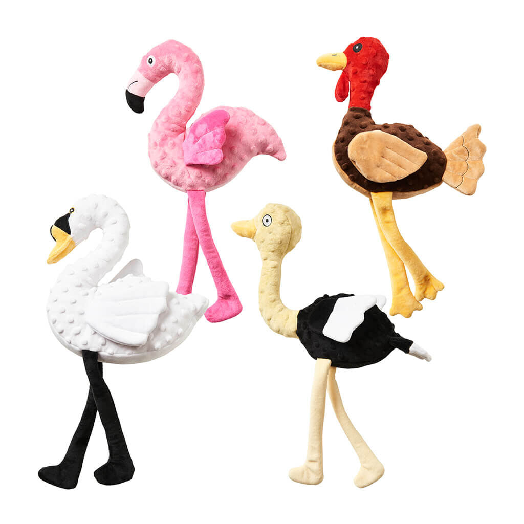 Spot Ethical Pet Dog Toy Love The Earth Plush Birds Large 18In Assorted