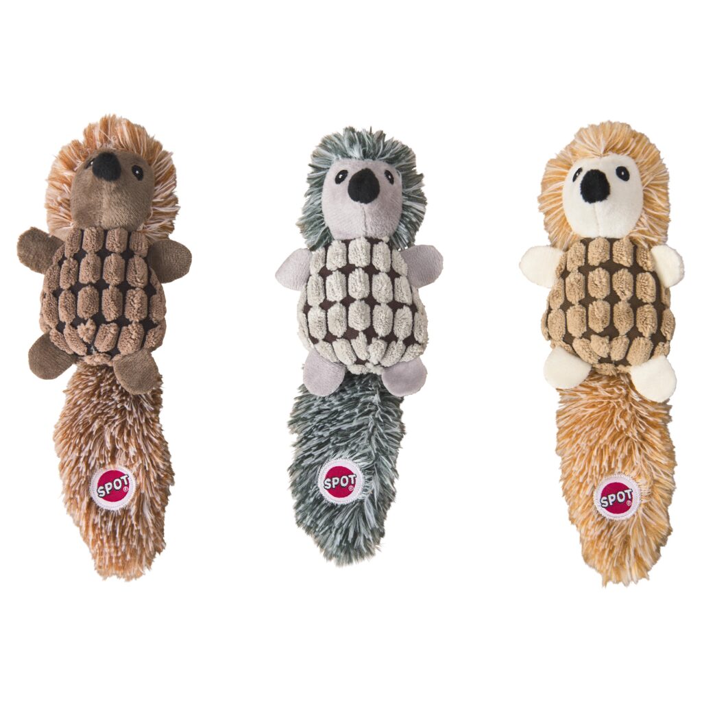 Spot Ethical Pet Dog Toy Lil Spots Hedgehog 7In Assorted