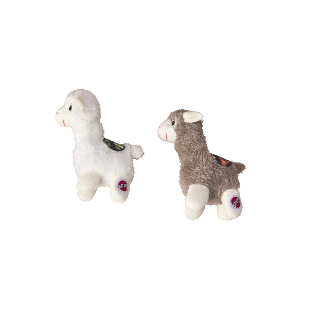 Spot Ethical Pet Dog Toy Lil Spots Yo Llama 5.5In 2Pk