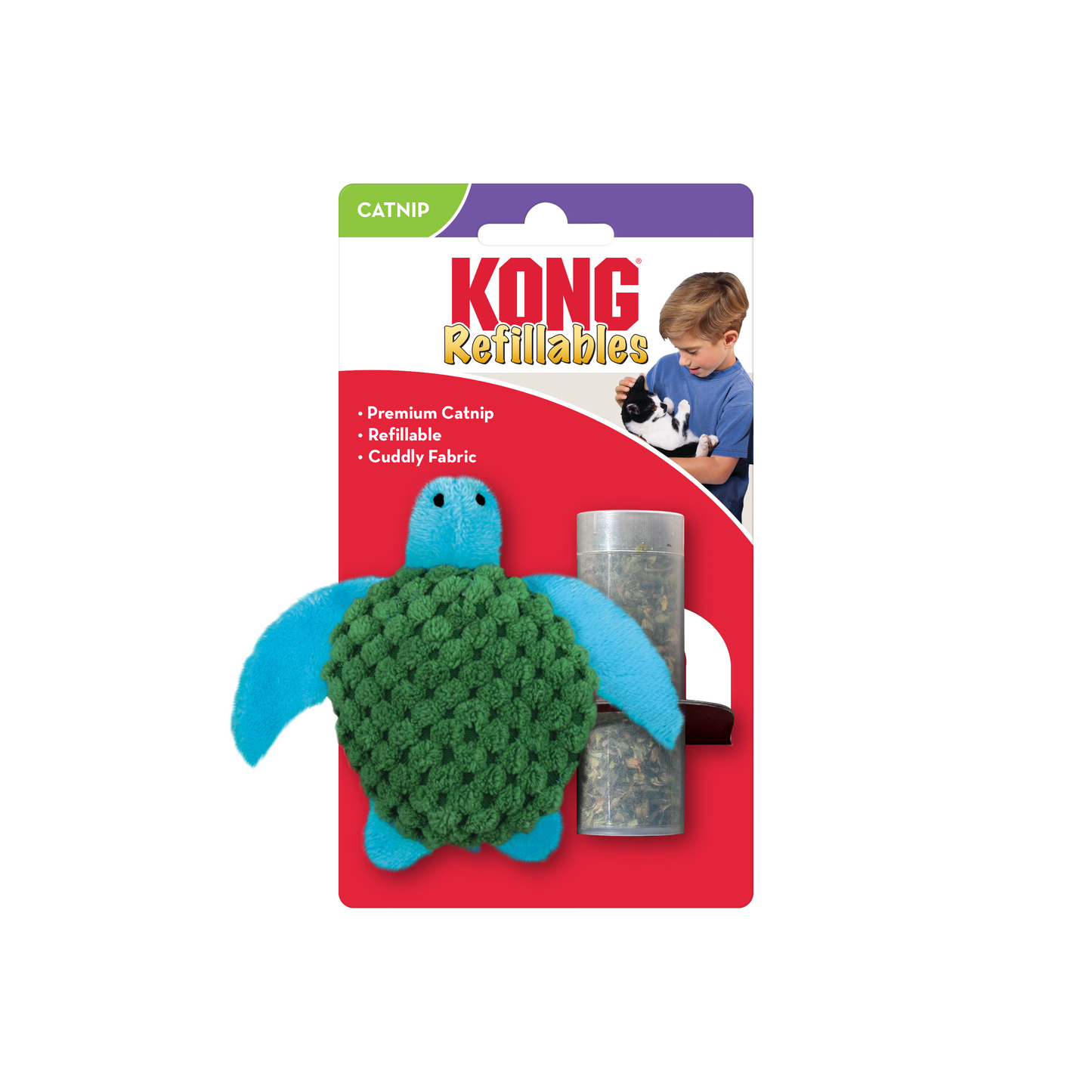 Kong Cat Toy Refillables Turtle