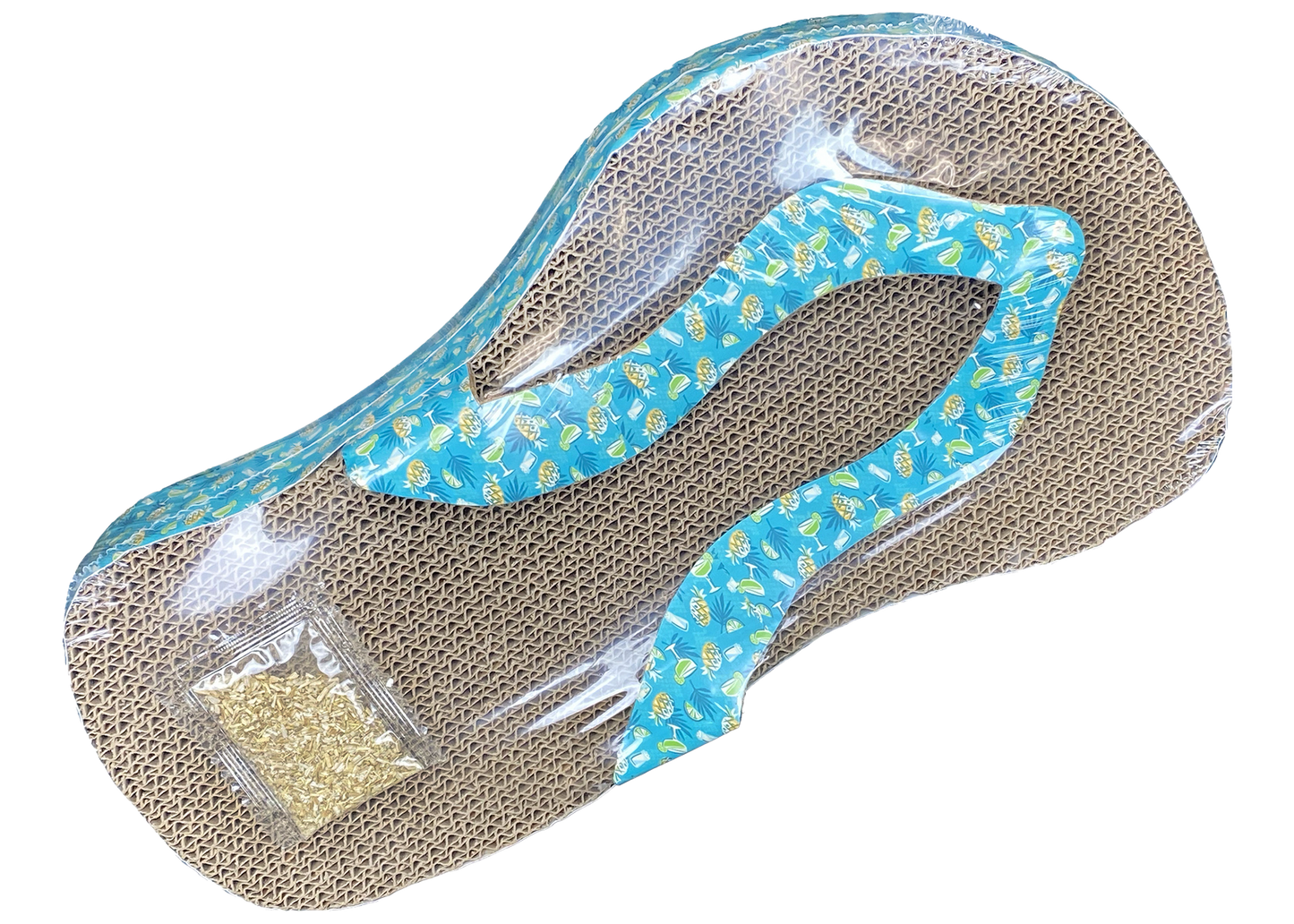 Multipet Cat Toy Margaritaville Flip Flop Cat Scratcher