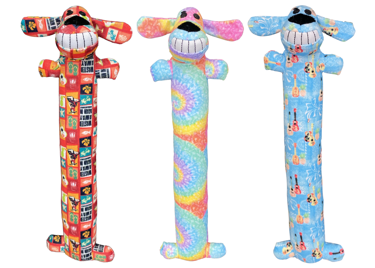Multipet Plush Dog Toy Margaritaville Loofa Dog 12in Assorted