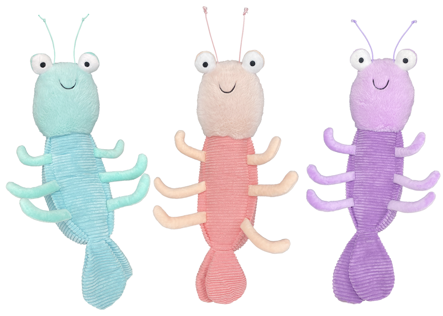 Multipet Plush Dog Toy Margaritaville Jumbo Shrimp 20in