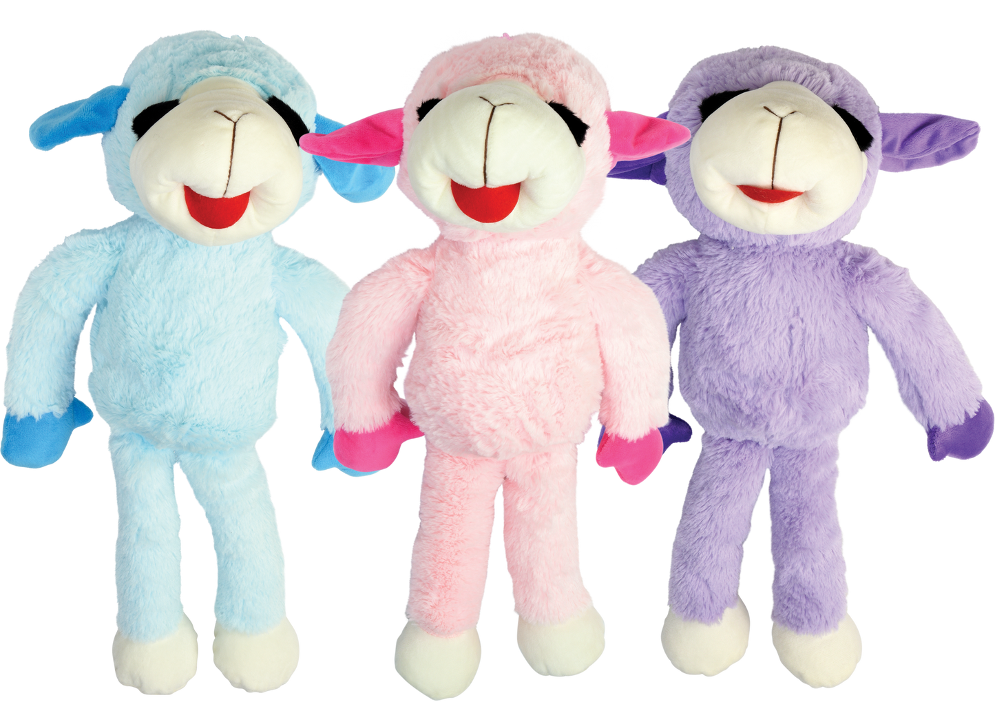 Multipet Plush Dog Toy Floppy Lamb Chop 20in Assorted