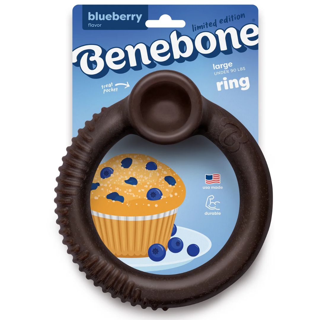 Benebone Blueberry Ring Dog Treat Large