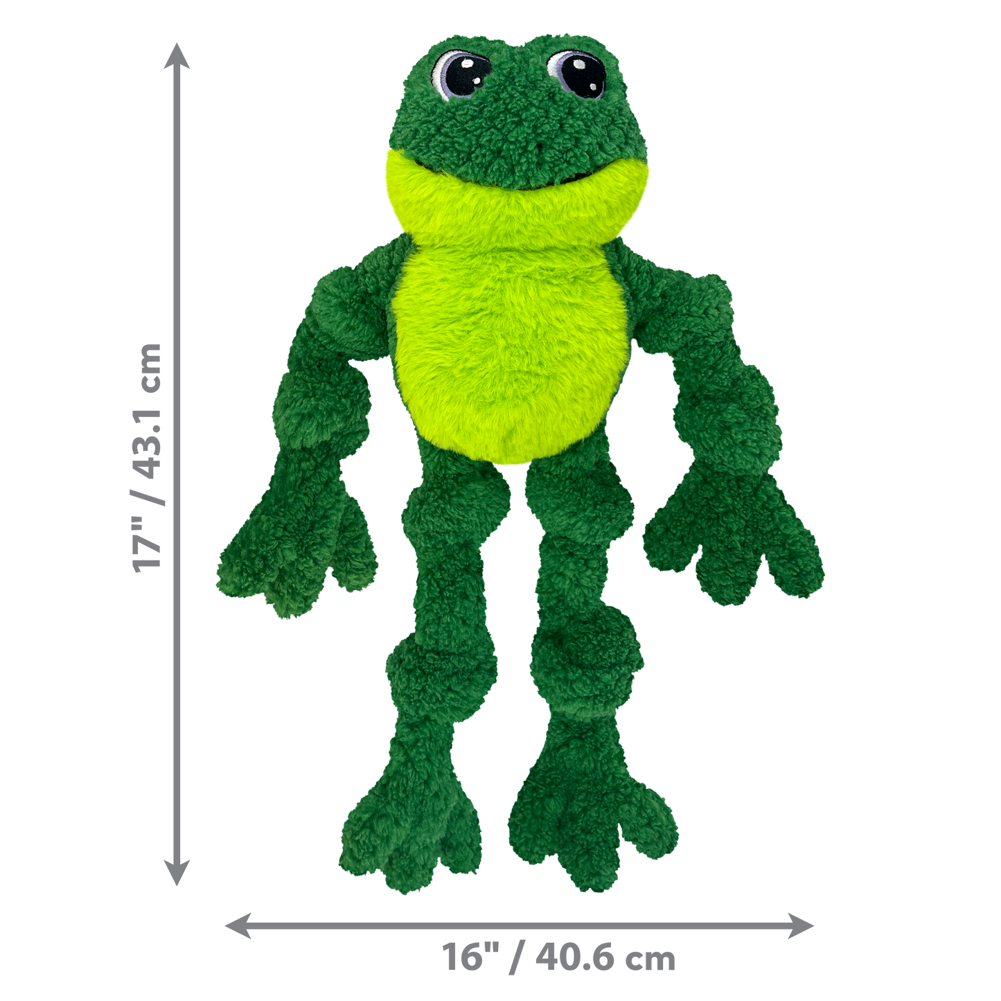 Kong Dog Toy Knots Frog Assorted Large