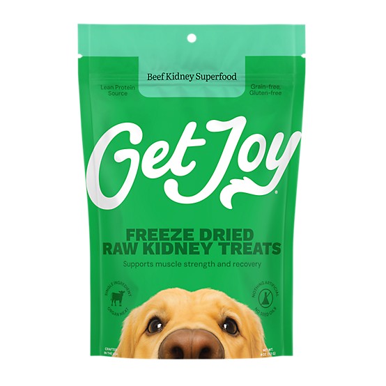 Get Joy 100% Beef Kidney Freeze-Dried Dog Treat 4 oz
