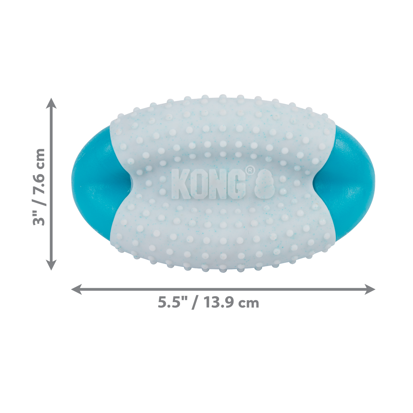 Kong Dog Toy Duets Dental Football Medium