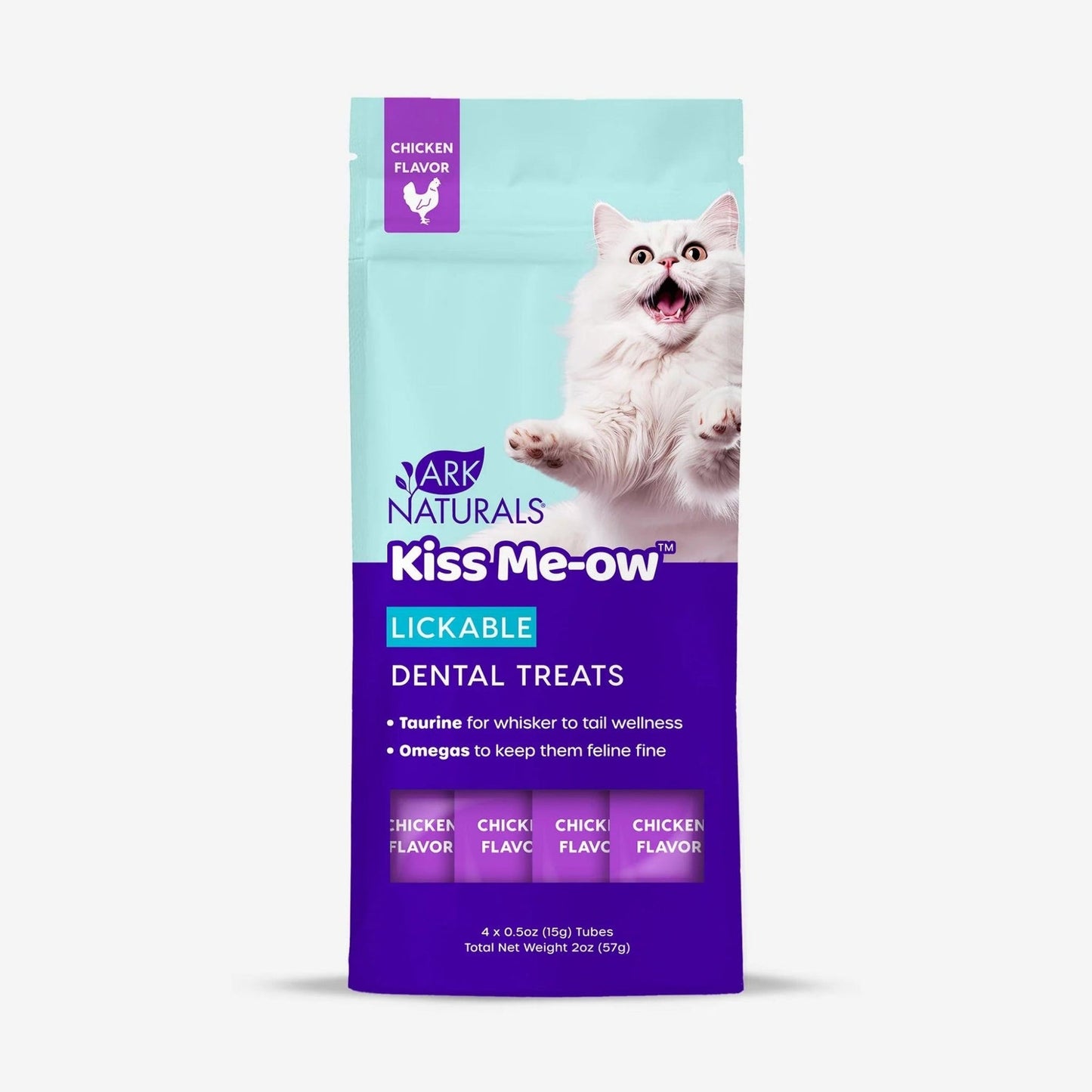 Ark Naturals Cat Lickable Kiss Me-Ow Chicken 2oz