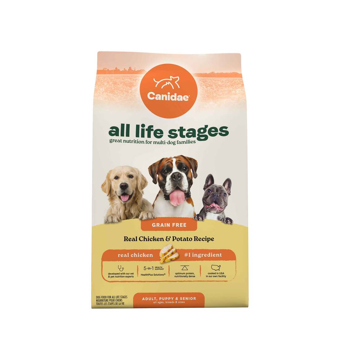 Canidae All Life Stages Dry Dog Food, Real Chicken & Potato Recipe, 24lb