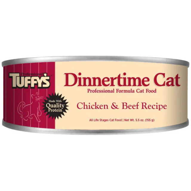 Nutrisource Tuffy's Dinnertime Chicken & Beef Recipe Canned Cat Food 5.5oz