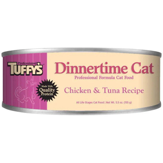 Nutrisource Tuffy's Dinnertime Chicken & Tuna Recipe Canned Cat Food 5.5oz