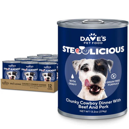 Dave's Dog Can Stewlicious Cowboy Dinner 13.2 oz