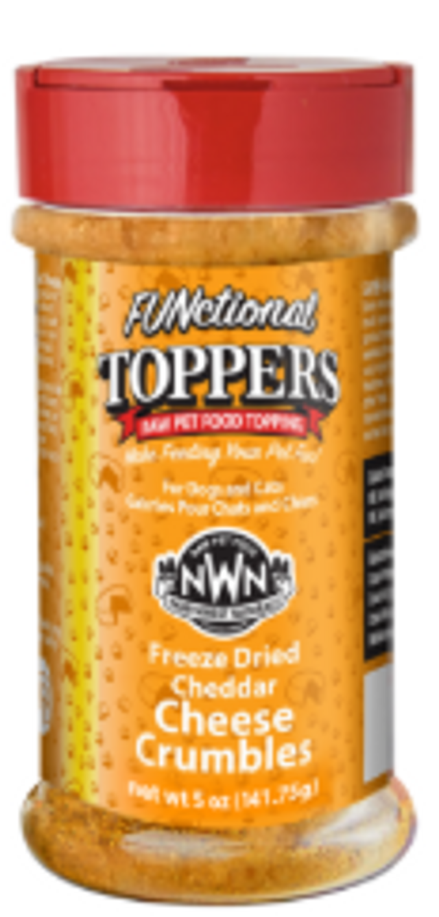 Northwest Naturals Freeze Dried Cheddar Cheese Crumbles Pet Food Topper 5 oz