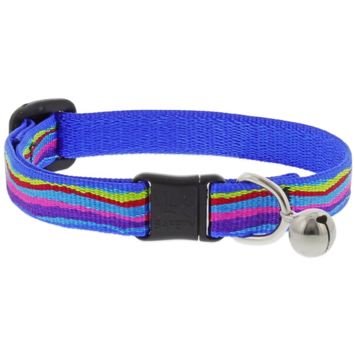 Lupine Pet Cat 1/2 In Wide 8-12 In Breakaway Safety Collar With Bell Original Designs Ripple Creek