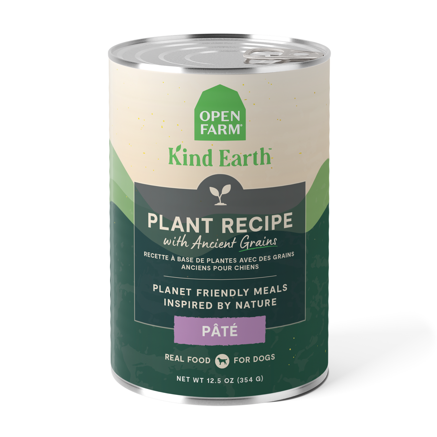 Open Farm Kind Earth Plant Pâté With Ancient Grains For Dogs 12.5oz Can