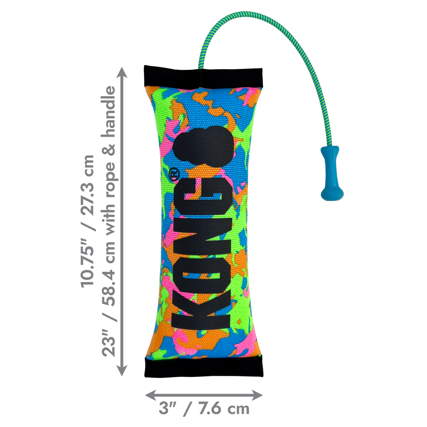 Kong Dog Toy Bunji High-Viz Bumper Assorted Medium