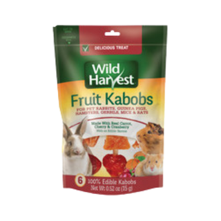 Wild Harvest Fruit Kabobs Small Animal Treats 6ct .5oz