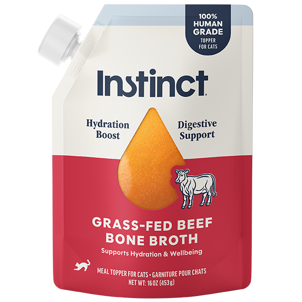 Instinct Beef Bone Broth Meal Topper for Cats 16 oz