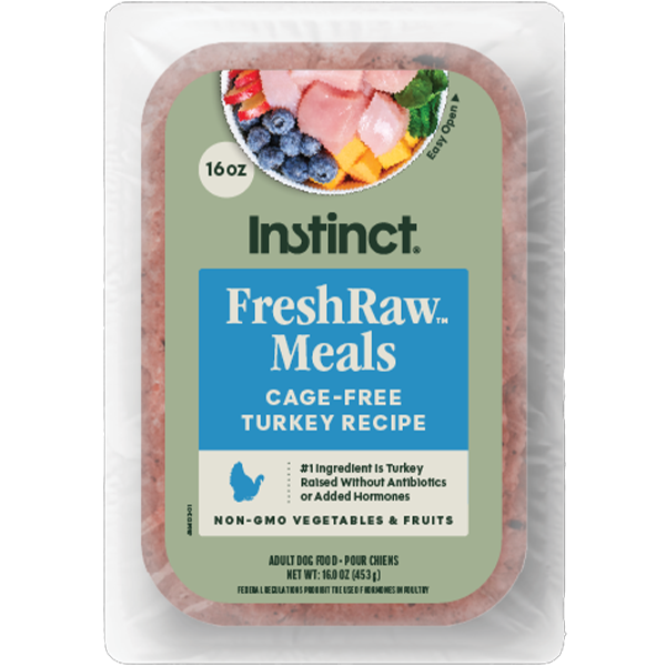 Instinct Dog FreshRaw Meals Cage-Free Turkey 16oz