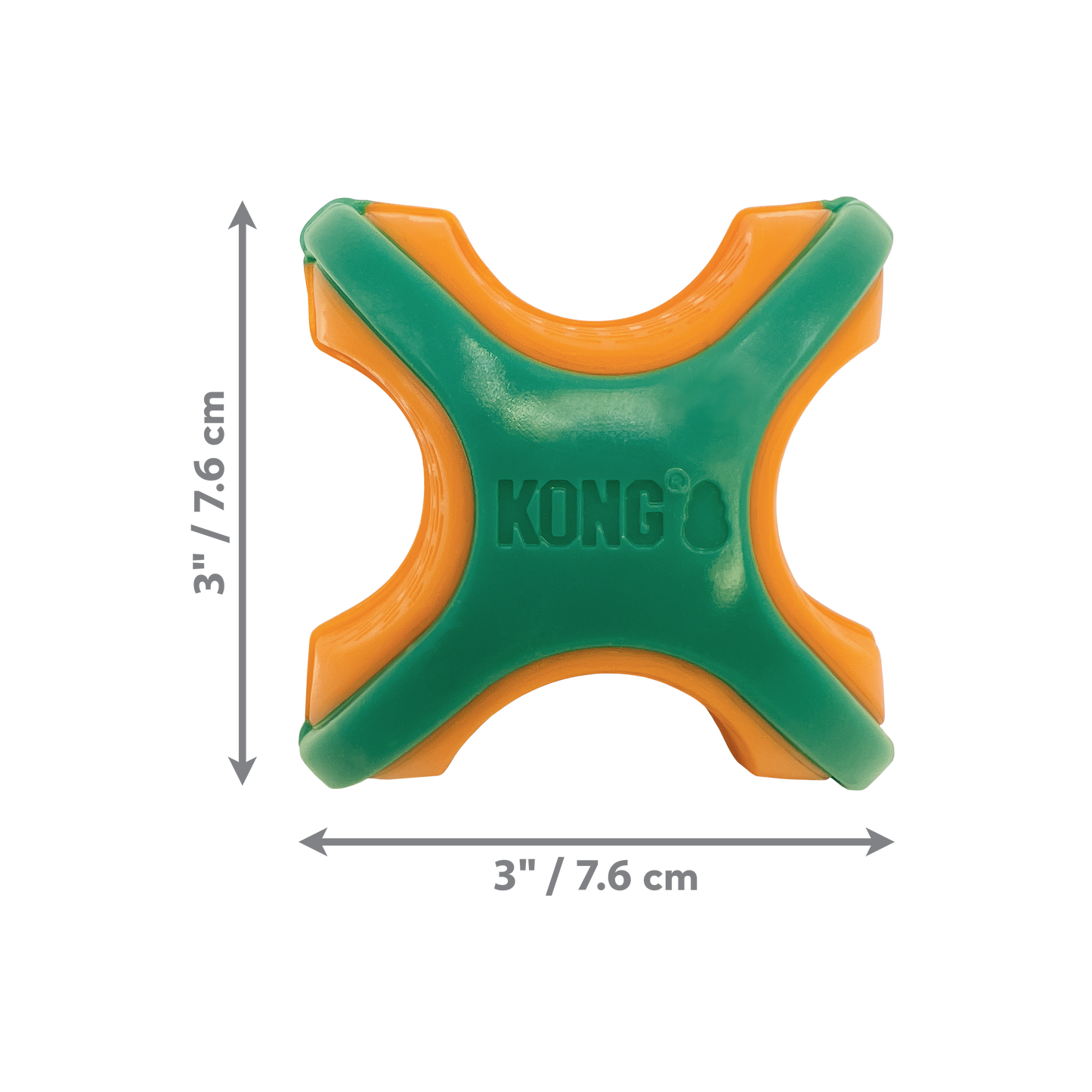 Kong Dog Toy Rambler Rattlez X-Ball Large