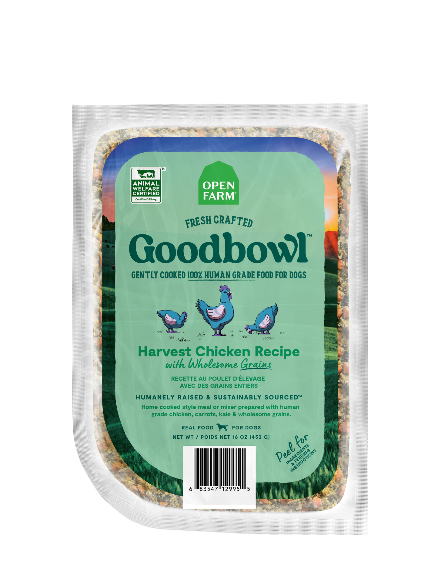 Open Farm Open Farm Goodbowl Harvest Chicken & Wholesome Grains 16oz Pouch