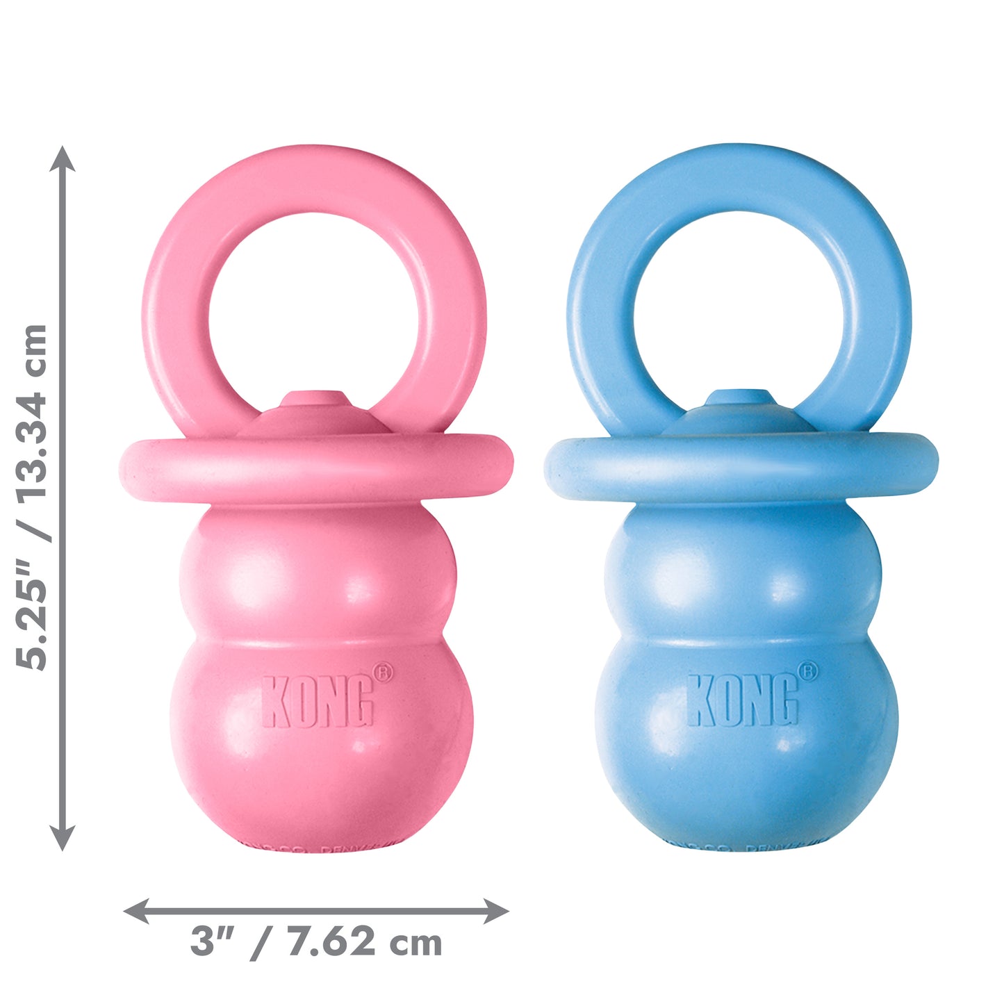 Kong Dog Toy KONG Puppy Binkie Medium Assorted