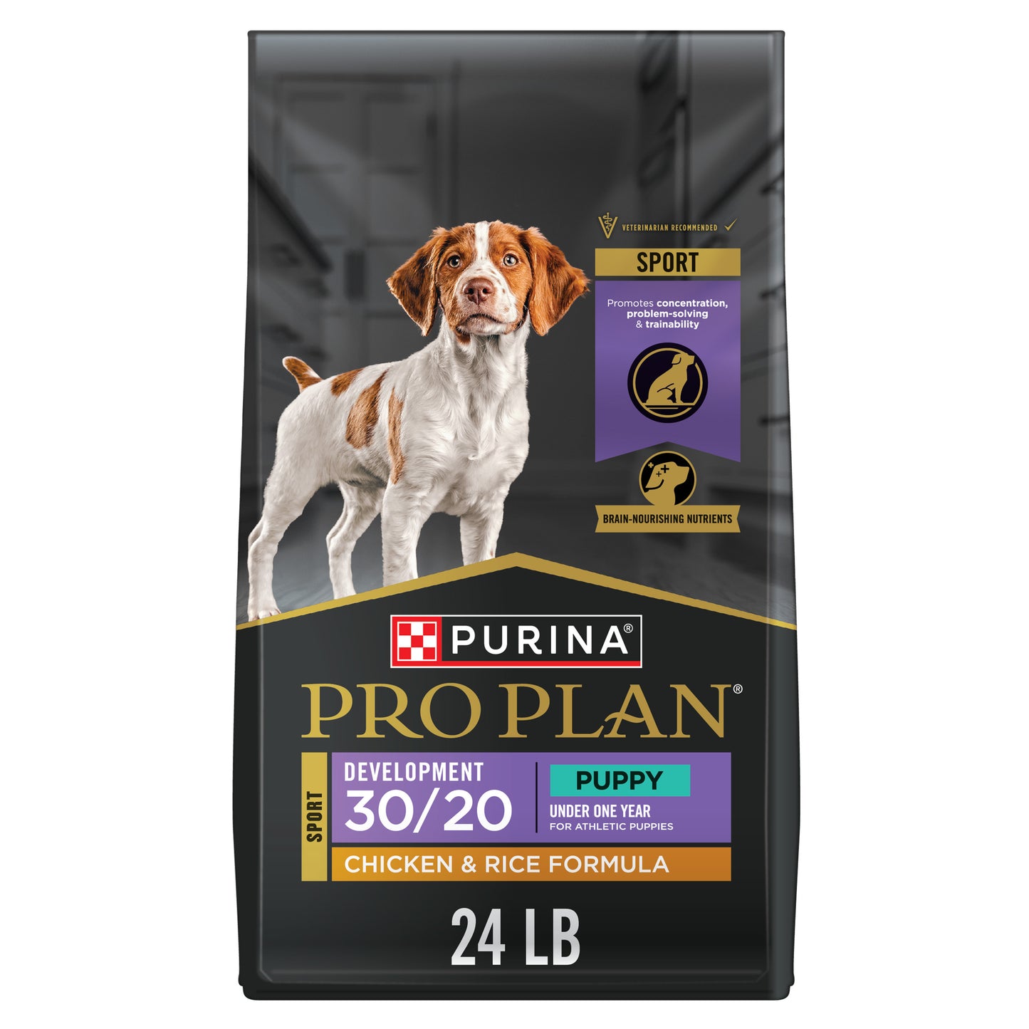 Purina Pro Plan Sport 30/20 Chicken and Rice Formula Dog Food for Puppies 24lb