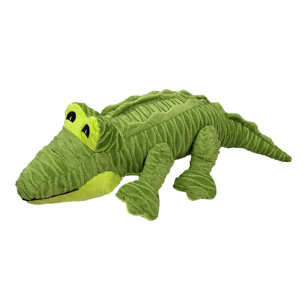 Pet Lou Groovyz Plush Dog Toy 22 in Alligator