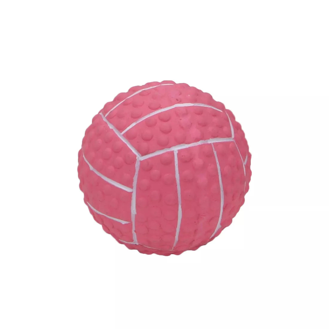 Coastal Li'l Pals Latex Soccer Balls Dog Toy 2in Pink