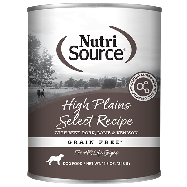 NutriSource Dog Grain Free High Plains Select 12.3oz