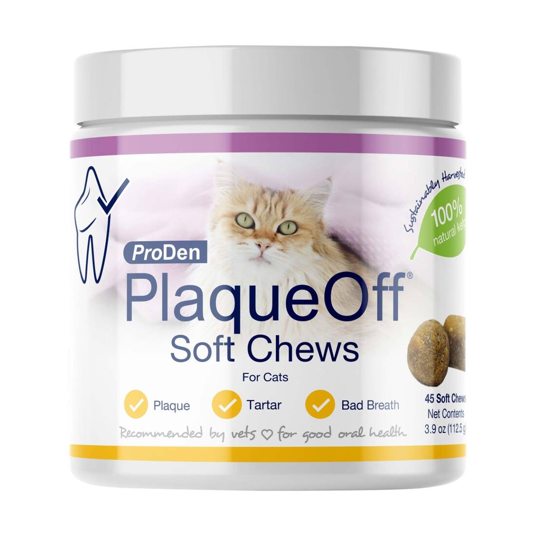 ProDen PlaqueOff Soft Chews for Cats 45 Ct