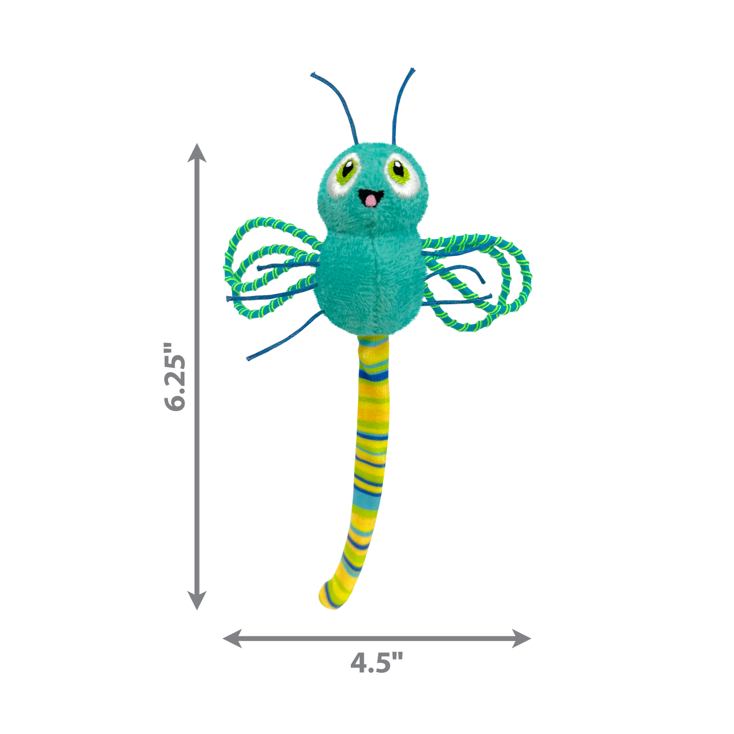 Kong Cat Toy Flingaroo Dragonfly Assorted