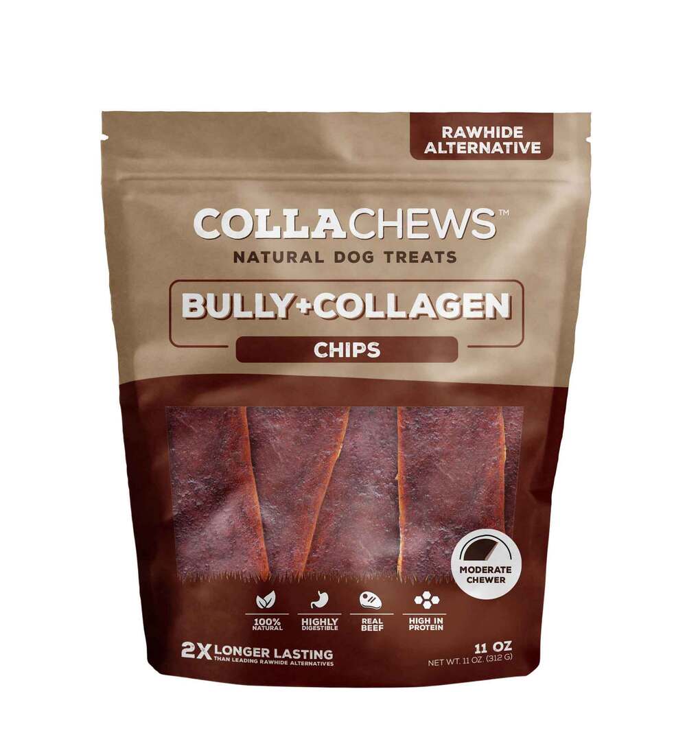 Collachews Dog Treats 11oz 5in Bully Chips