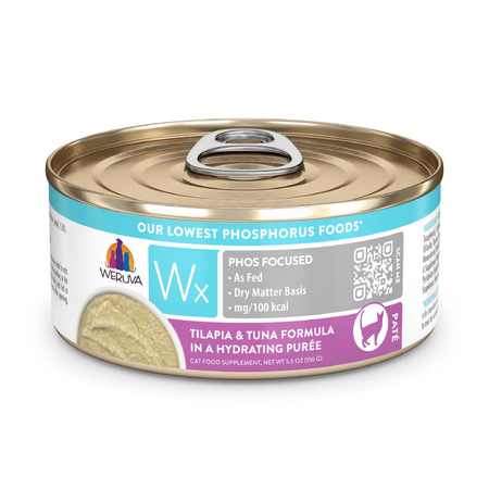 Weruva Cat Can Wx Phos Puree Tilapia Tuna 5.5 oz
