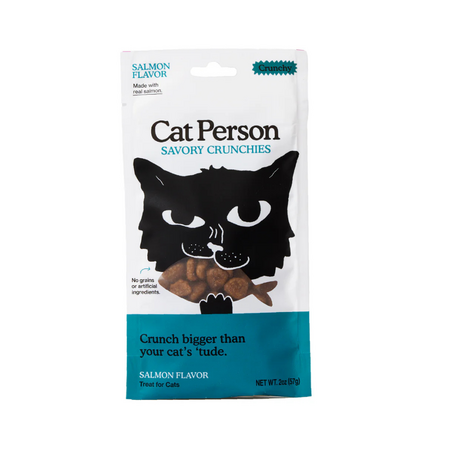 Weruva Cat Treat Cat Person Crunchies Salmon 2 oz