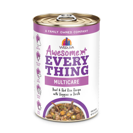 Weruva Dog Can Awesome Everything Beef Red Rice Veg 14 oz