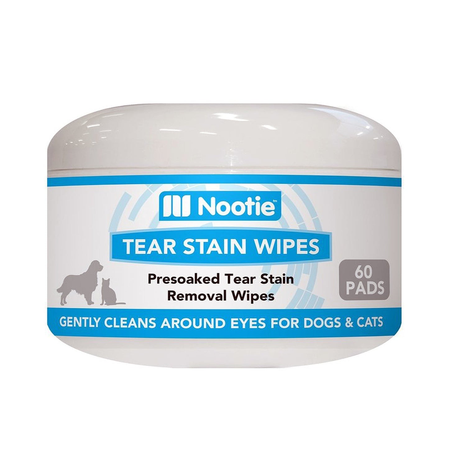 Nootie Dog Wipe Tear Stain Aloe 60ct