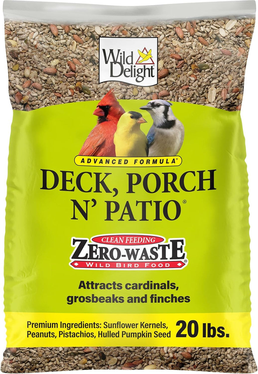 Wild Delight Deck, Porch N' Patio Bird Seed 20lb