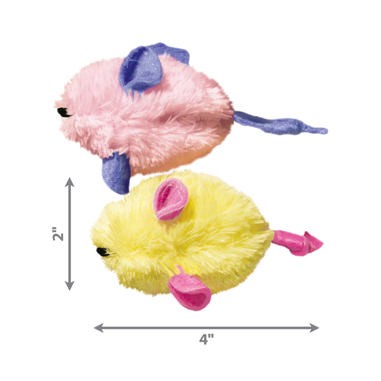 Kong Cat Toy Kitten Mice 2-pk
