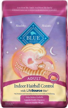 Dry Cat Food Blue Buffalo Indoor Hairball Control 15lb Blue Buffalo  Hairball Weight Control Cat Food,