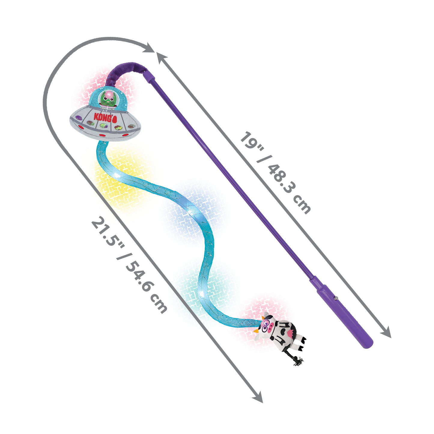 Kong Cat Toy Teaser UFO Assorted