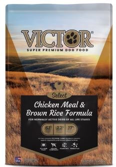 Victor Super Premium Pet Food VICTOR Select - Chicken Meal & Brown Rice Formula, Dry Dog Food, 5-Lb Bag (B01MTNUOA4)