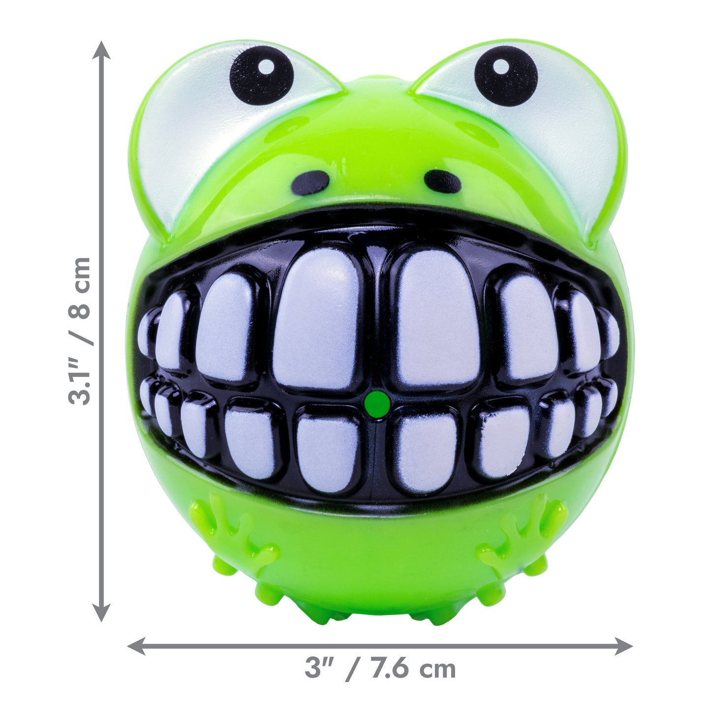 Kong Dog Toy Grinz Frog Large