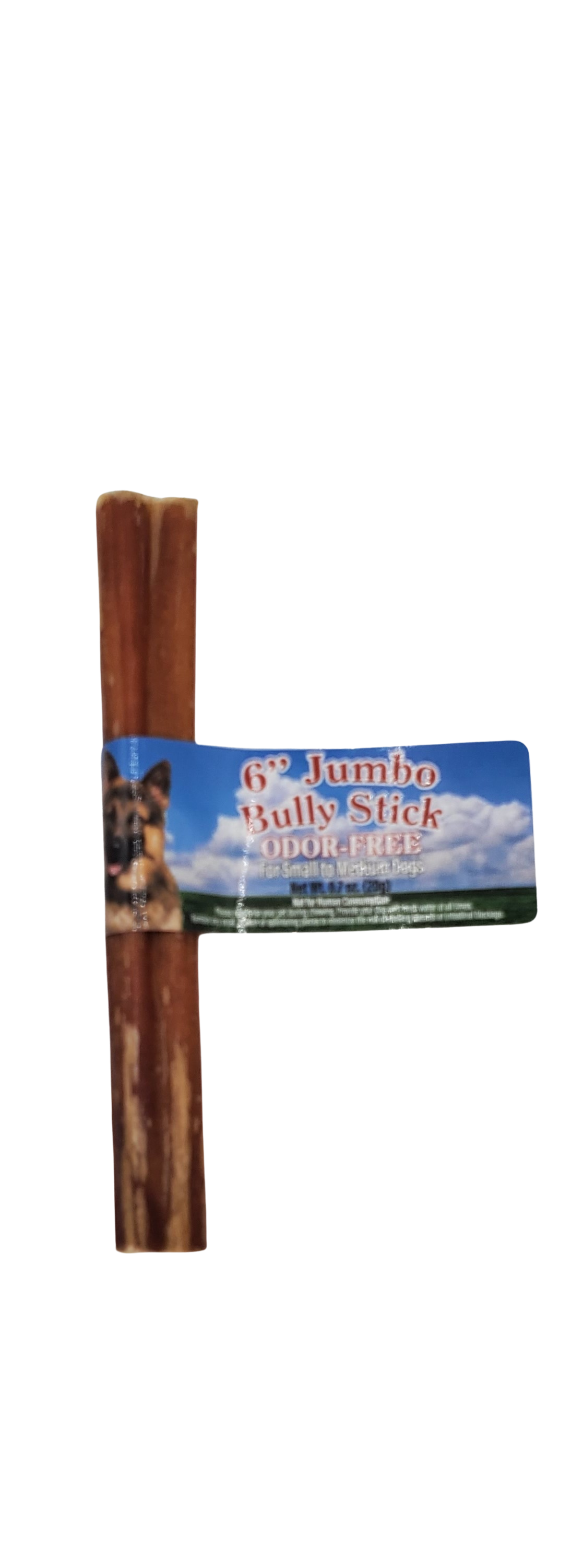Nature's Own USA Dog Treat Bully Stick Jumbo Odor Free 6in