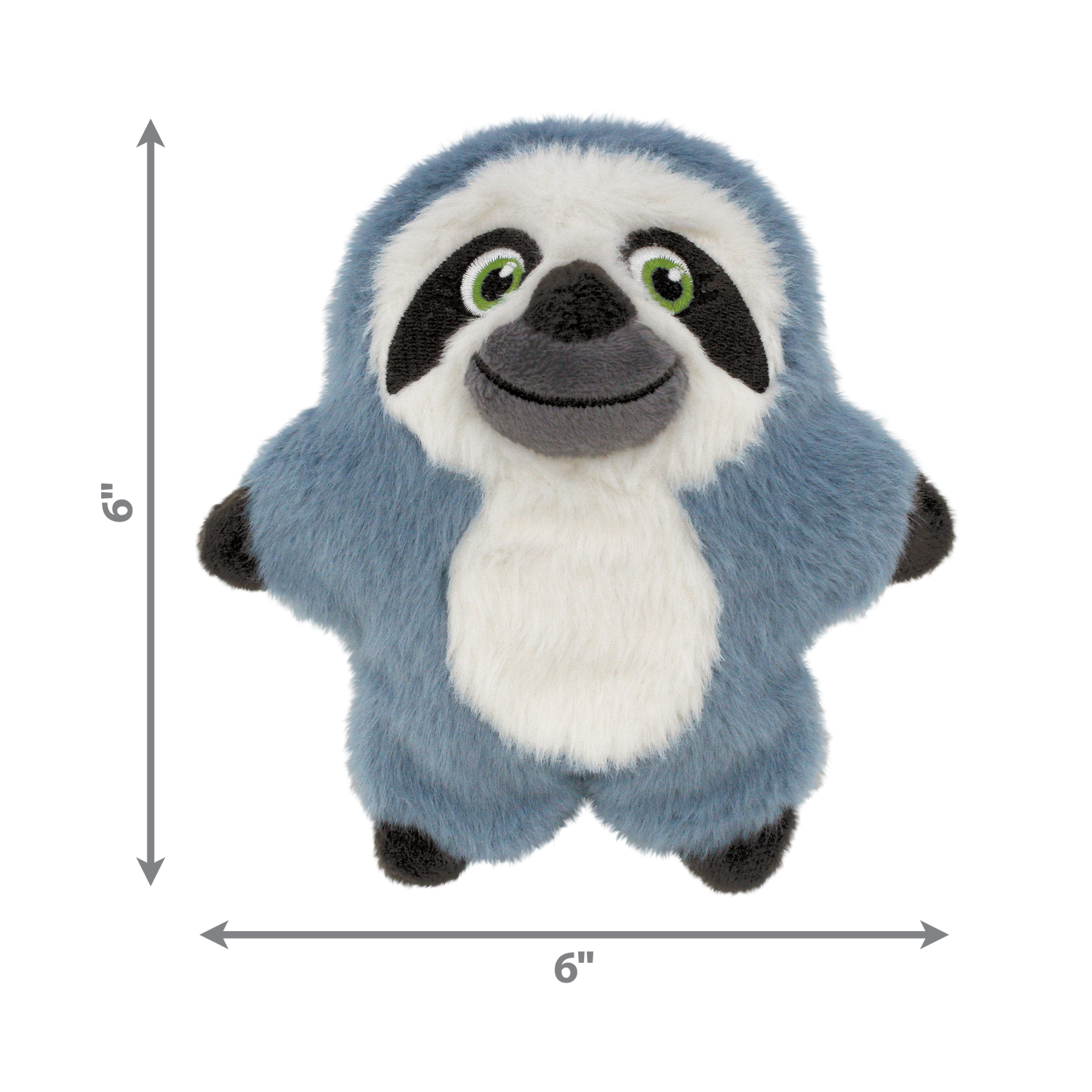 Kong Dog Toy Snuzzles Kiddos Sloth Small