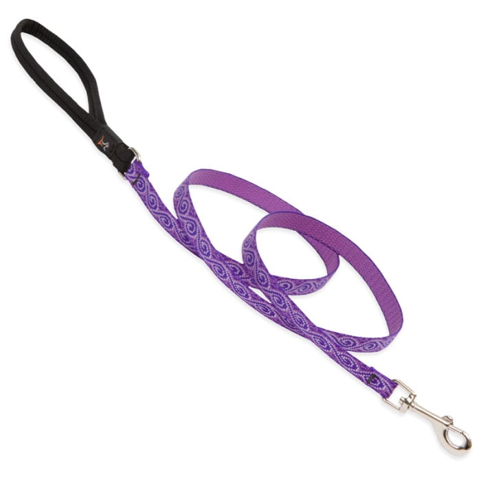 Lupine Pet Dog 6 Ft Long 1/2 In Leash Original Designs Jelly Roll