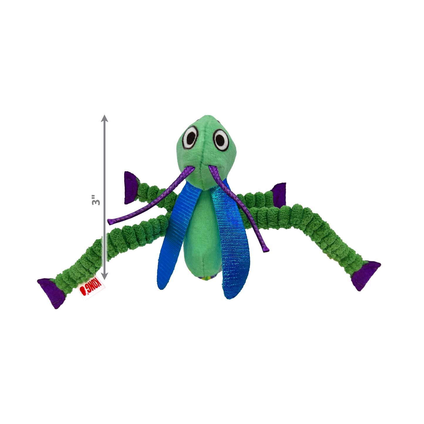 Kong Cat Toy Crackles Grasshopper