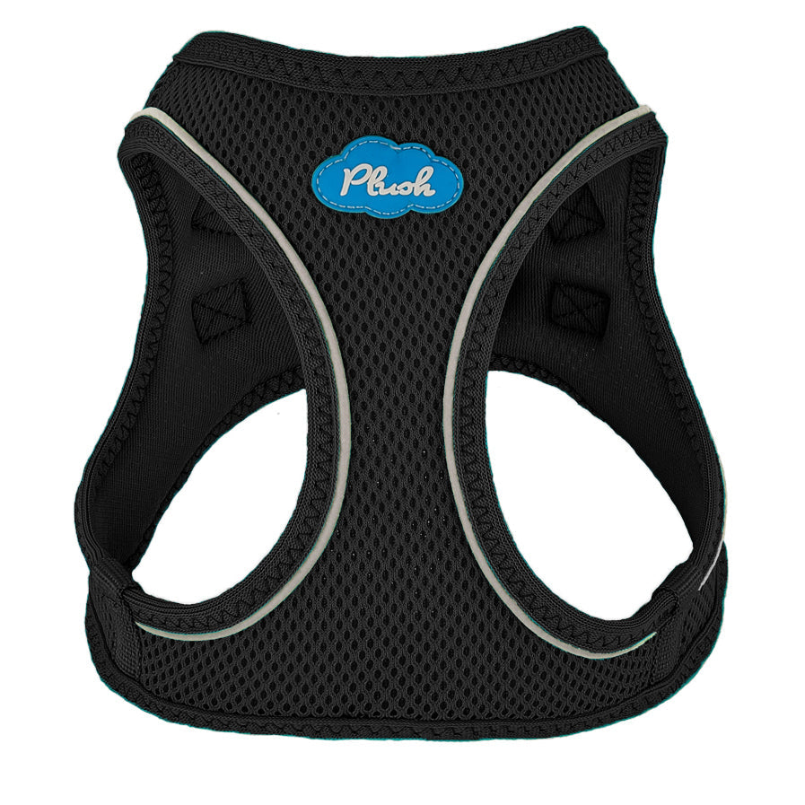 Plush Step In Dog Harness XX Small Black